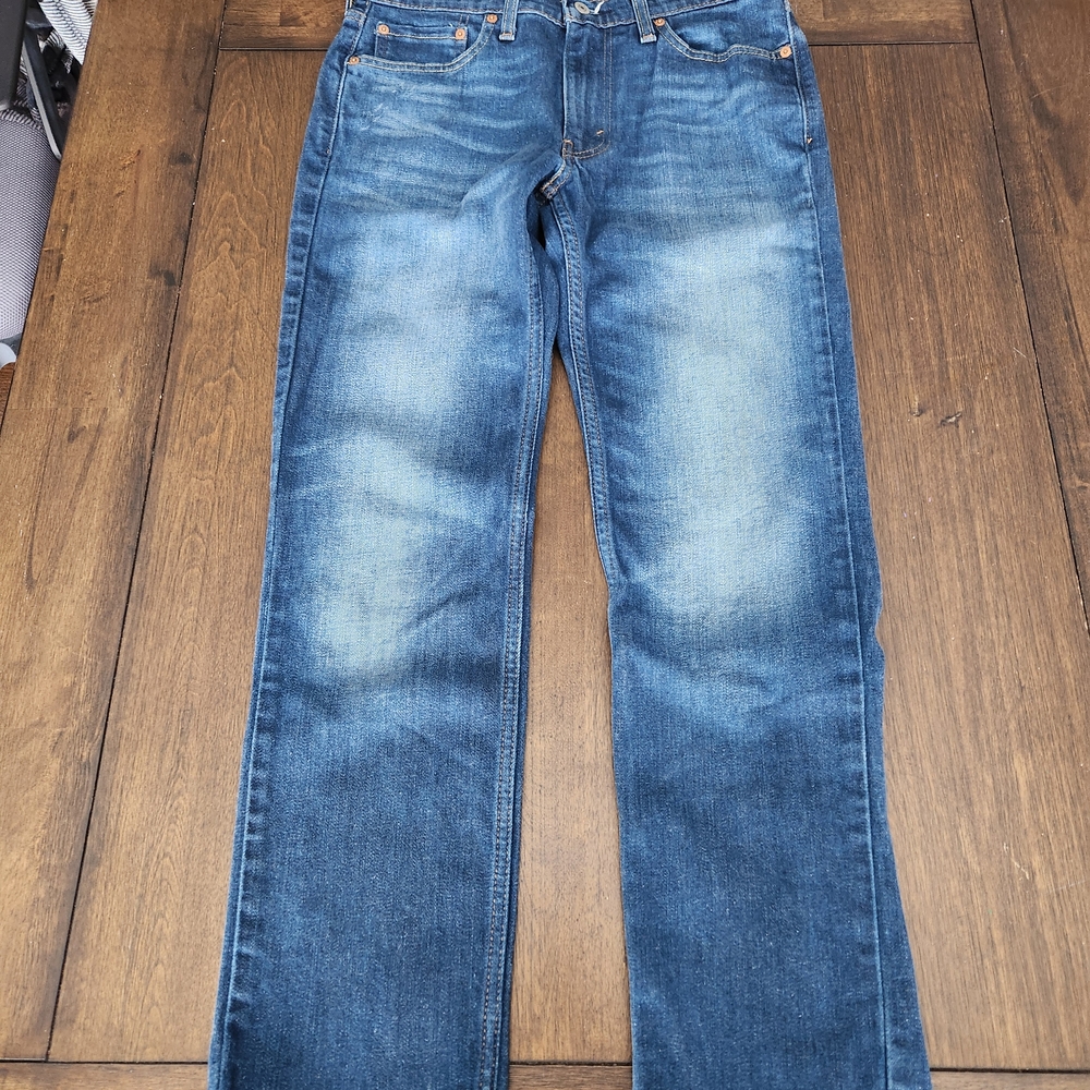 Levi's Men's Straight Fit Blue Jeans